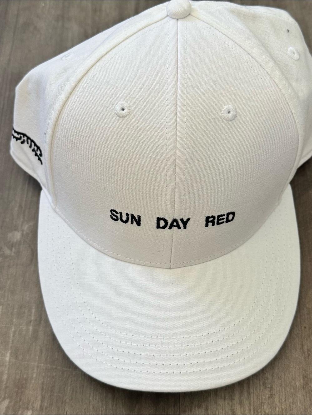 Sun Day Red White Baseball Cap